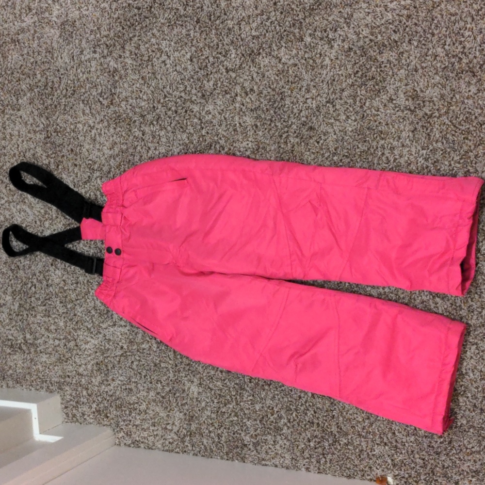 Riviyele Pink Insulated Ski Bib Kids Size 10